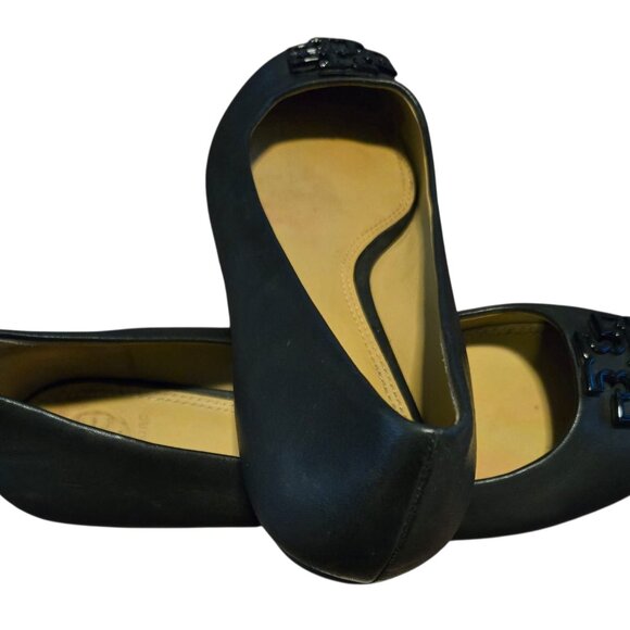 🖤 Tory Burch Royal Powder Ballet Flats - Classic Black (Size 6.5) 👑 - Picture 3 of 7